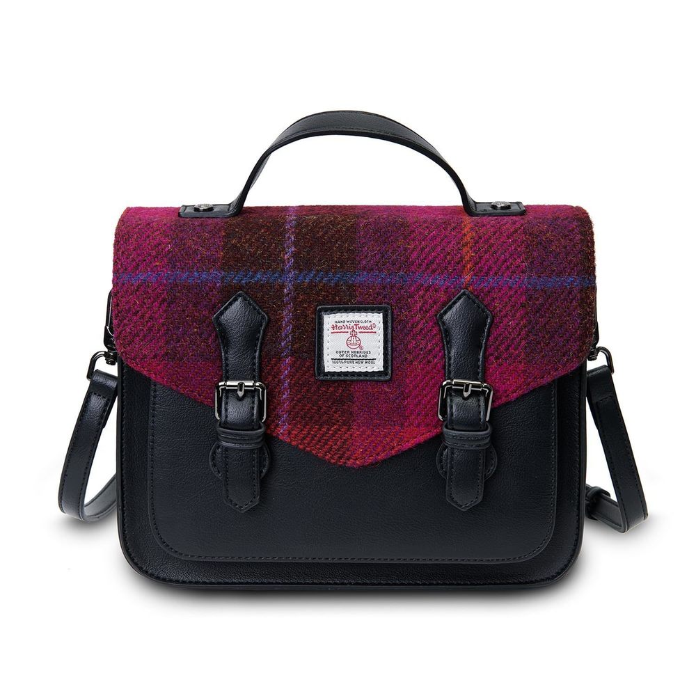 Satchel, Fuchsia Tartan C ;)
